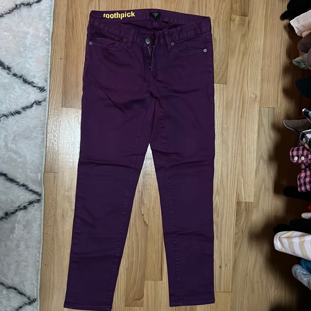 Jcrew toothpick jeans